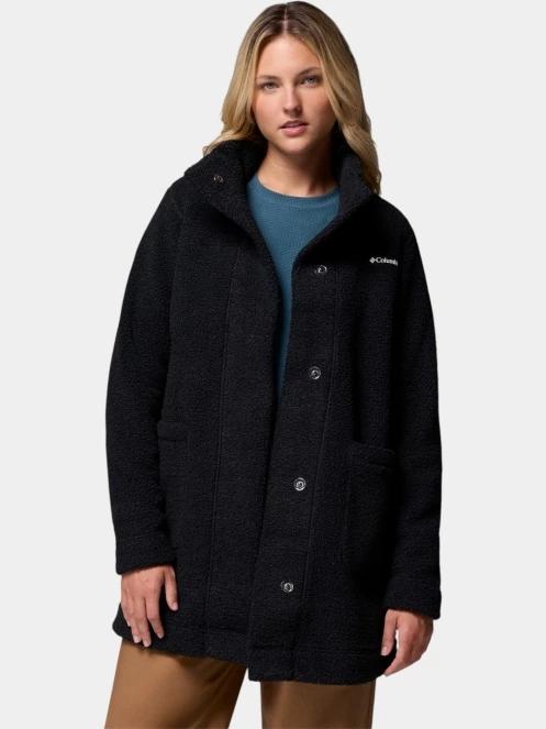 Columbia Panorama Long Jacket női átmeneti kabát fekete színben 6