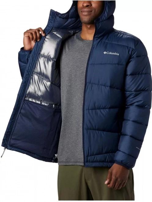 Columbia Fivemile Butte Hooded Jacket férfi télikabát kék színben 5