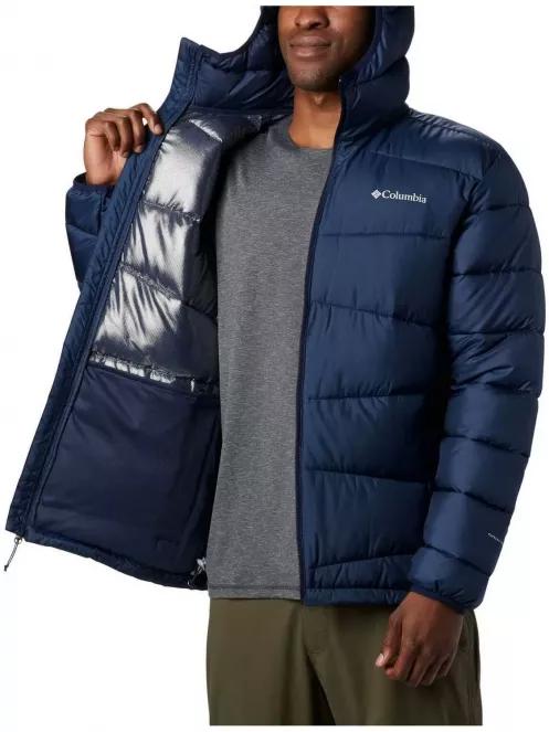 Columbia Fivemile Butte Hooded Jacket férfi télikabát kék színben 3