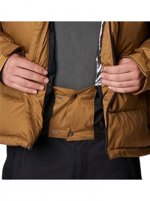 Columbia Iceline Ridge Jacket férfi steppelt síkabát barna színben 6