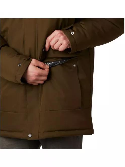 Columbia Winter Rebellion Down Parka férfi pehelykabát oliva színben 6