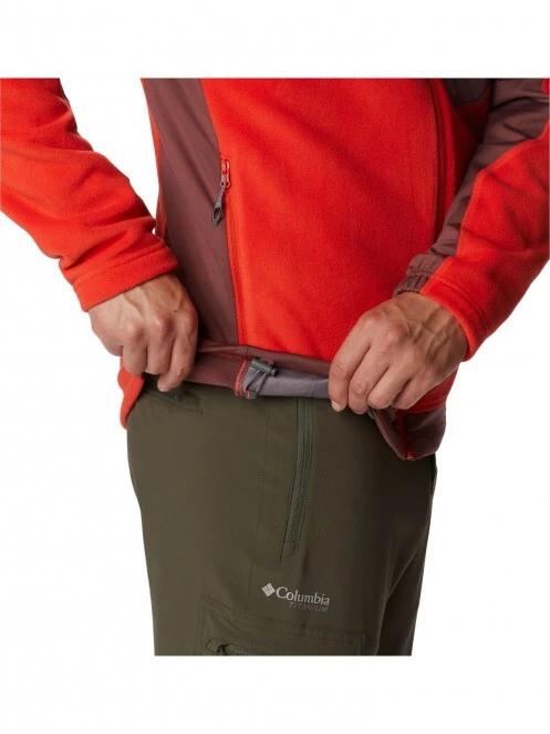 Columbia Titan Pass 2.0 II Fleece férfi polár pulóver narancssárga színben 6