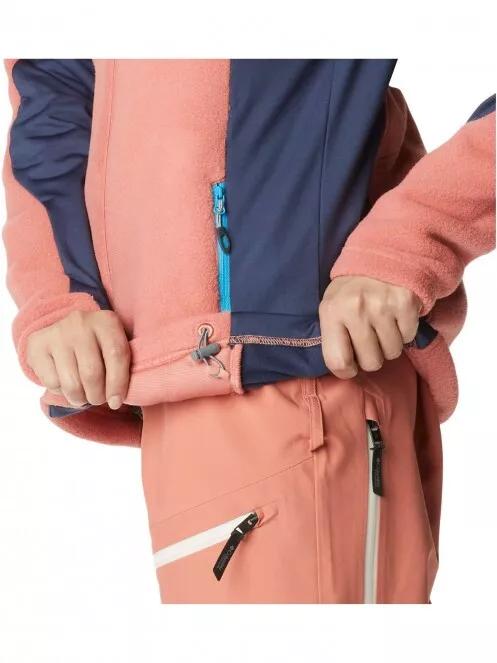 Columbia Titan Pass 2.0 II Fleece női polár pulóver piros színben 6