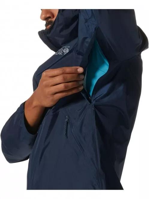 Mountain Hardwear Acadia Jacket férfi esőkabát kék színben 5