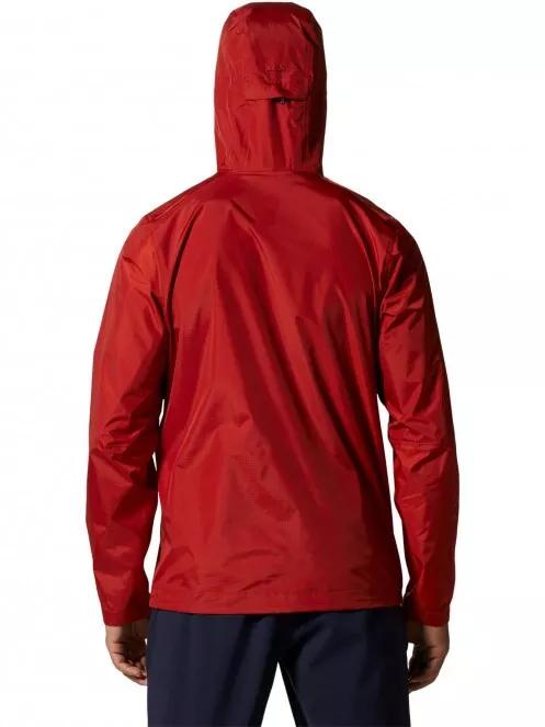Mountain Hardwear Acadia Jacket férfi esőkabát piros színben 3