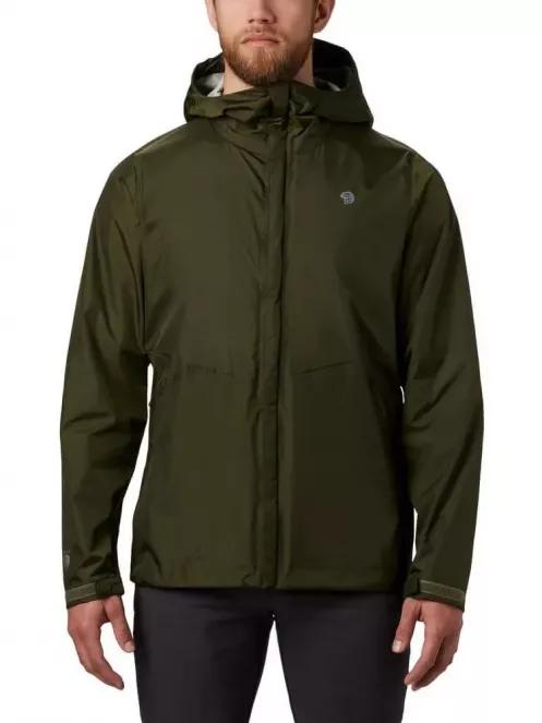 Mountain Hardwear Acadia Jacket férfi esőkabát oliva színben 2