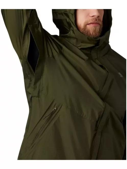 Mountain Hardwear Acadia Jacket férfi esőkabát oliva színben 6