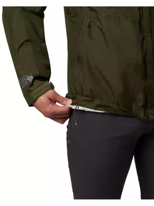 Mountain Hardwear Acadia Jacket férfi esőkabát oliva színben 7