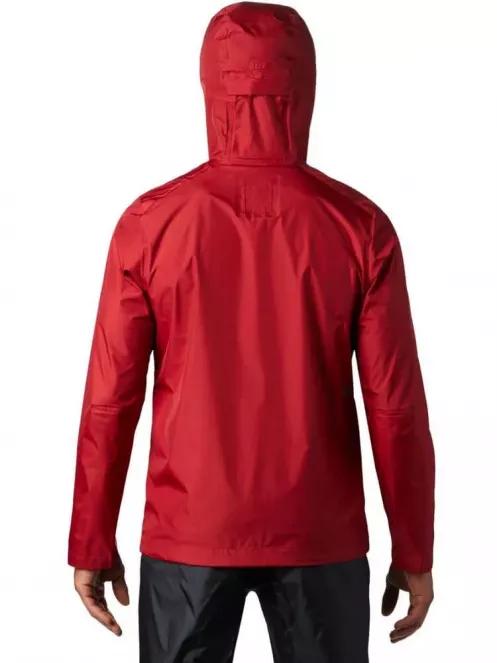 Mountain Hardwear Acadia Jacket férfi esőkabát piros színben 3