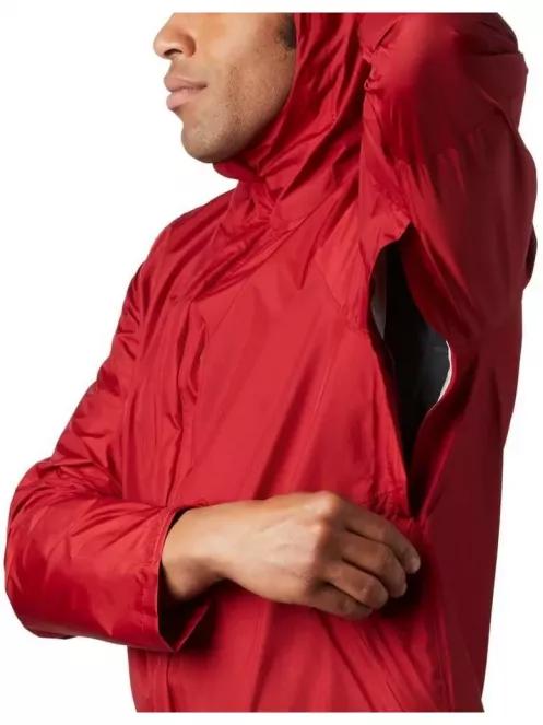 Mountain Hardwear Acadia Jacket férfi esőkabát piros színben 6