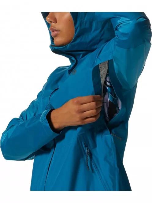 Mountain Hardwear Acadia Jacket női esőkabát kék színben 5