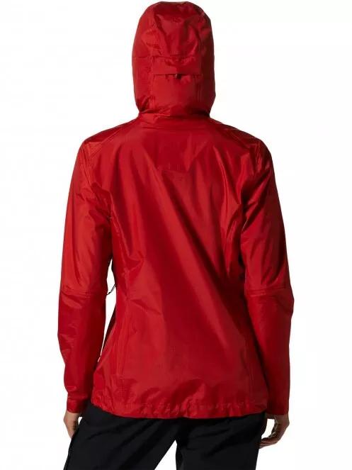 Mountain Hardwear Acadia Jacket női esőkabát piros színben 3