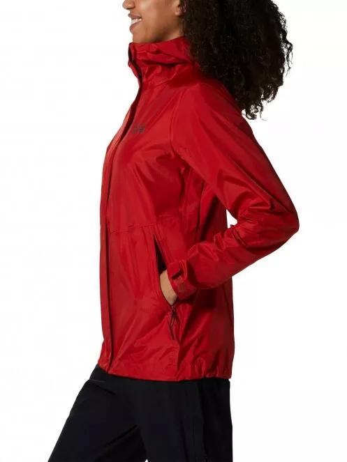 Mountain Hardwear Acadia Jacket női esőkabát piros színben 4