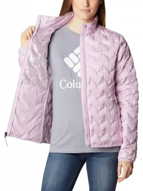 Columbia Delta Ridge Down Jacket női pehelykabát rózsaszín színben 5