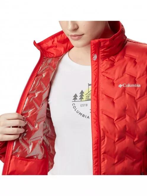 Columbia Delta Ridge Down Jacket női pehelykabát piros színben 5