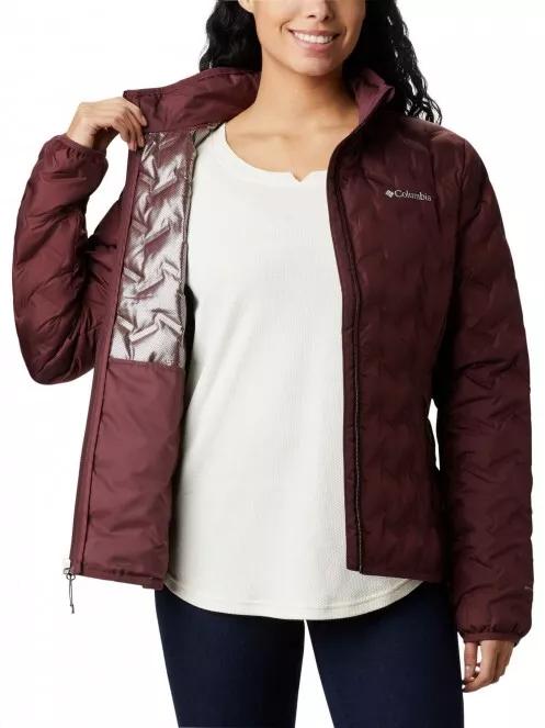 Columbia Delta Ridge Down Jacket női pehelykabát piros színben 5