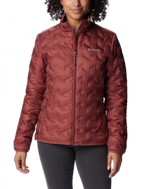 Columbia Delta Ridge Down Jacket női pehelykabát piros színben 2