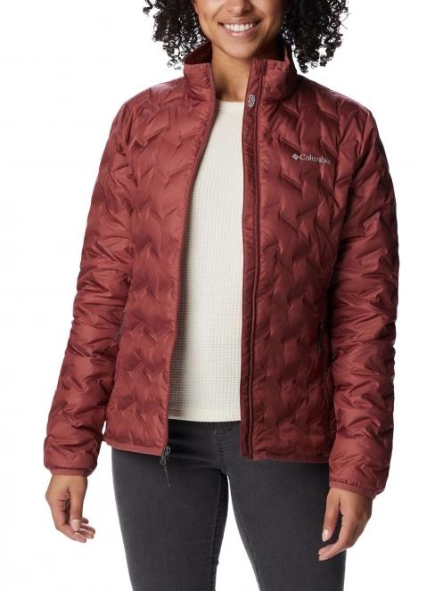 Columbia Delta Ridge Down Jacket női pehelykabát piros színben 5