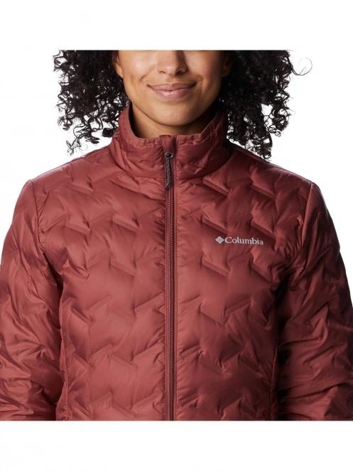 Columbia Delta Ridge Down Jacket női pehelykabát piros színben 7