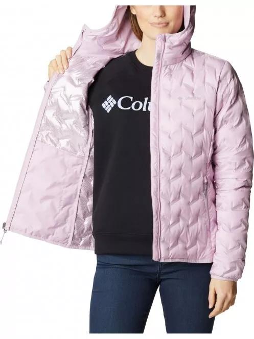 Columbia Delta Ridge Down Hooded Jacket női pehelykabát rózsaszín színben 5