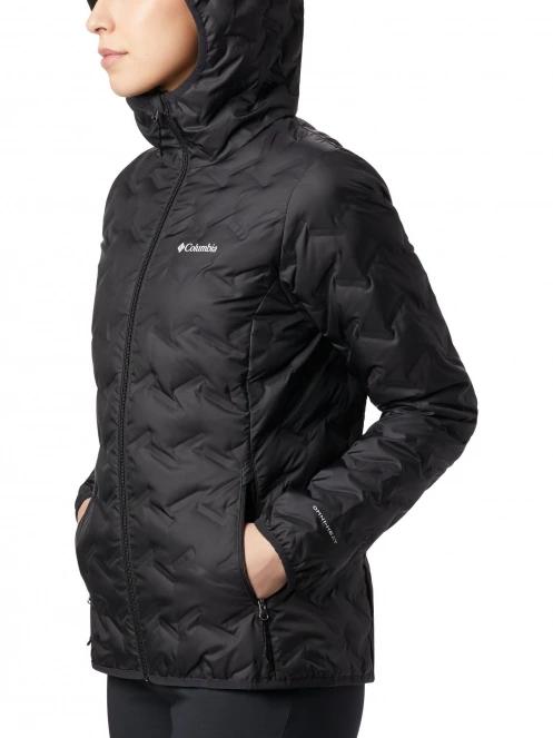 Columbia Delta Ridge Down Hooded Jacket női pehelykabát fekete színben 3