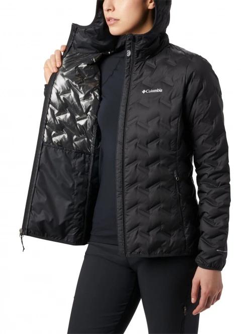 Columbia Delta Ridge Down Hooded Jacket női pehelykabát fekete színben 5