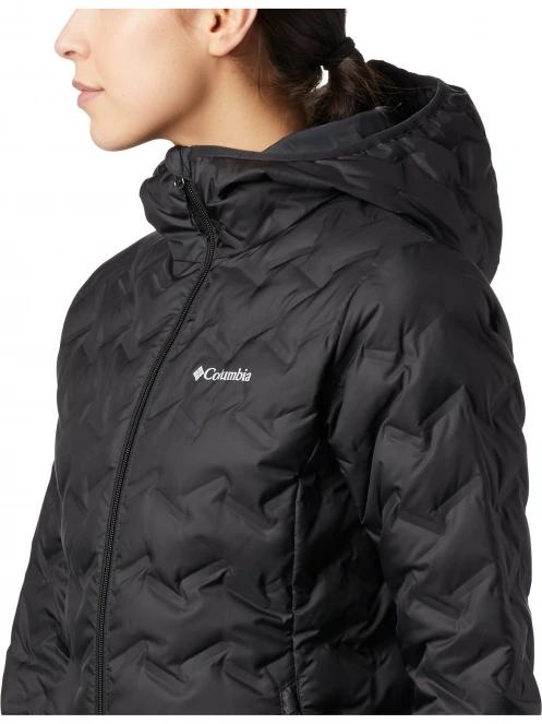 Columbia Delta Ridge Down Hooded Jacket női pehelykabát fekete színben 6