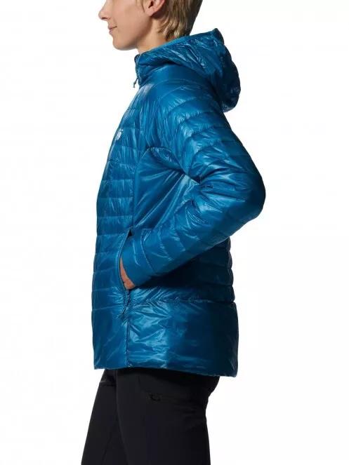 Mountain Hardwear Ghost Shadow Hoody női steppelt átmeneti kabát kék színben 4