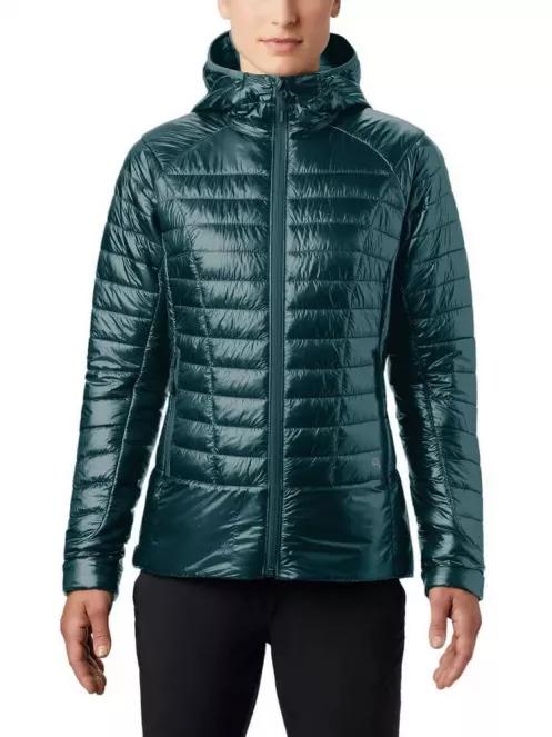 Mountain Hardwear Ghost Shadow Hoody női túrakabát zöld színben 2