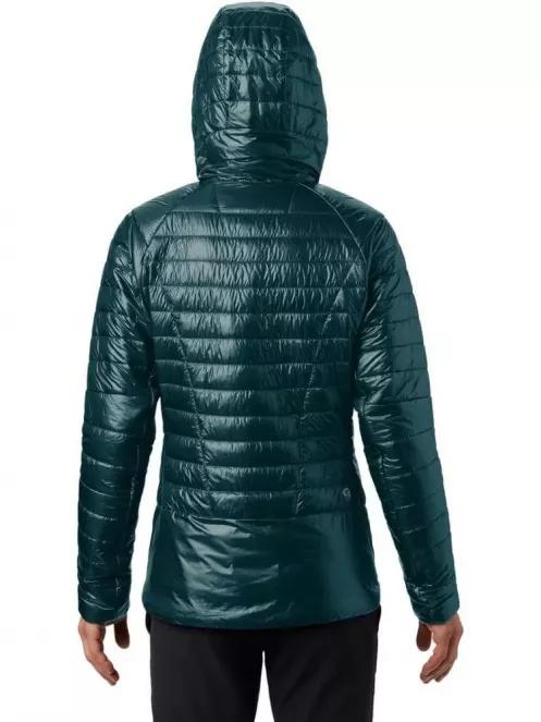 Mountain Hardwear Ghost Shadow Hoody női túrakabát zöld színben 3