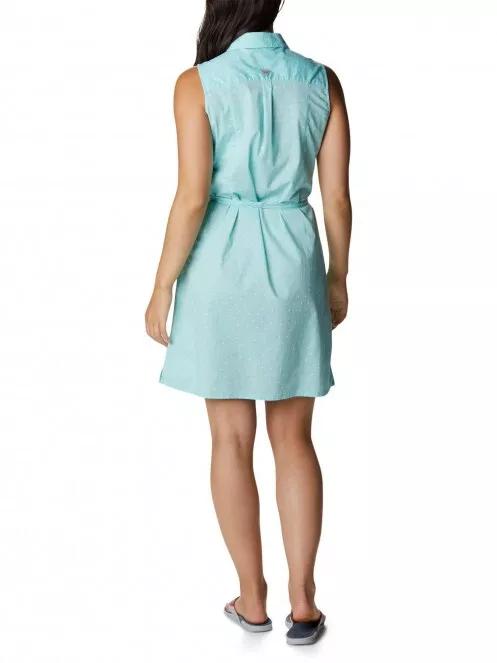 Columbia Bonehead Stretch SL Dress női nyári ruha zöld színben 3