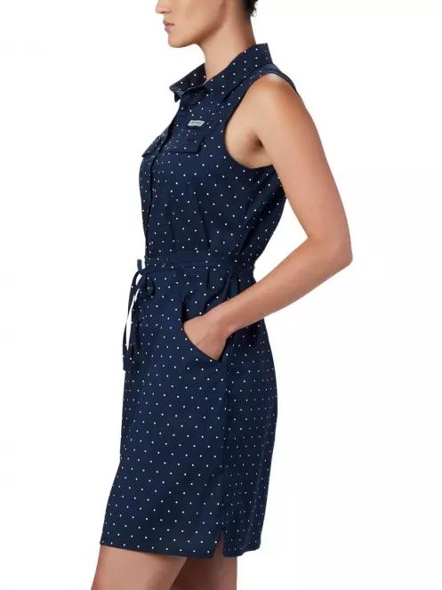 Columbia Bonehead Stretch SL Dress női nyári ruha kék színben 4
