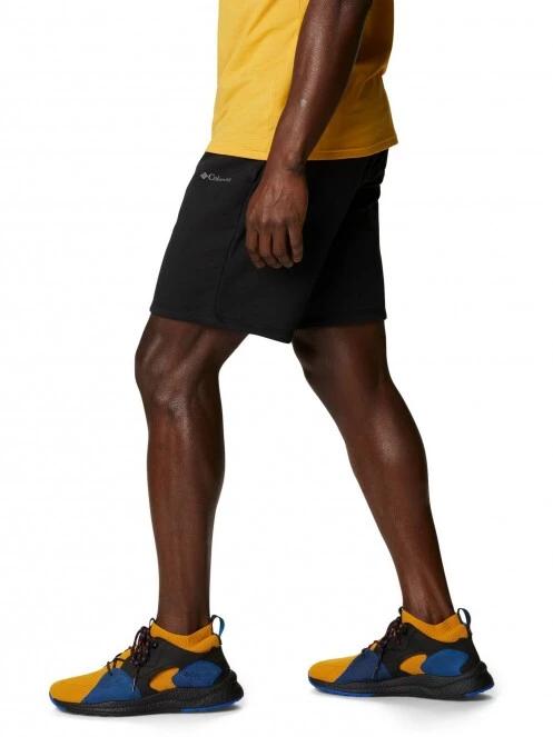 Columbia M Columbia Logo Fleece Short férfi sport rövidnadrág fekete színben 3