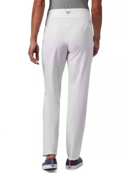 Columbia Slack Water Woven Pant női utcai nadrág fehér színben 4
