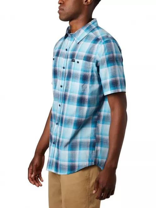 Columbia Leadville Ridge SS Shirt II férfi rövid ujjú ing kék színben 3