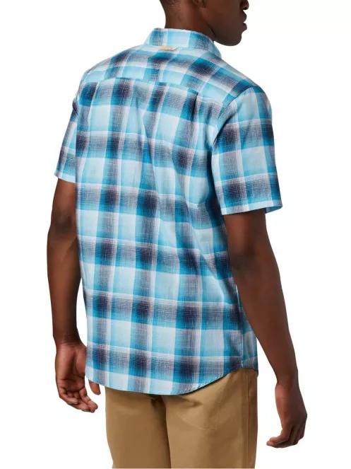 Columbia Leadville Ridge SS Shirt II férfi rövid ujjú ing kék színben 4
