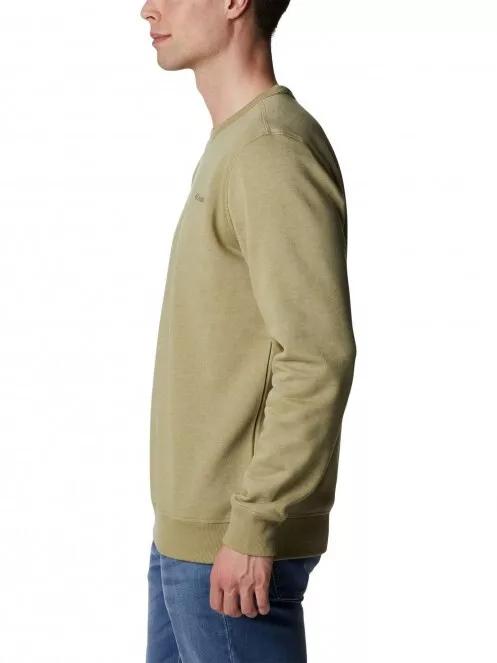 Columbia M Columbia Logo Fleece Crew férfi pulóver zöld színben 4