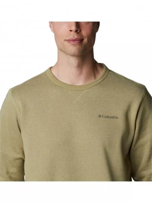 Columbia M Columbia Logo Fleece Crew férfi pulóver zöld színben 5