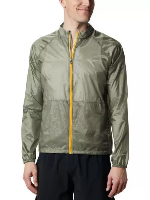 Columbia FKT Windbreaker Jacket férfi futódzseki zöld színben 2