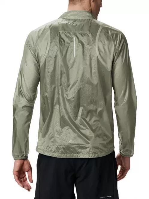 Columbia FKT Windbreaker Jacket férfi futódzseki zöld színben 3