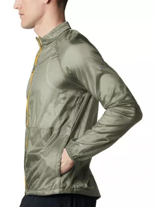Columbia FKT Windbreaker Jacket férfi futódzseki zöld színben 4