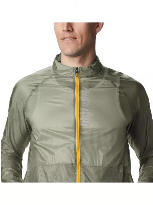 Columbia FKT Windbreaker Jacket férfi futódzseki zöld színben 5