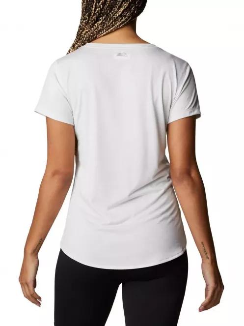 Columbia W Trinity Trail Ii Graphic női rövid ujjú sport póló fehér színben 4