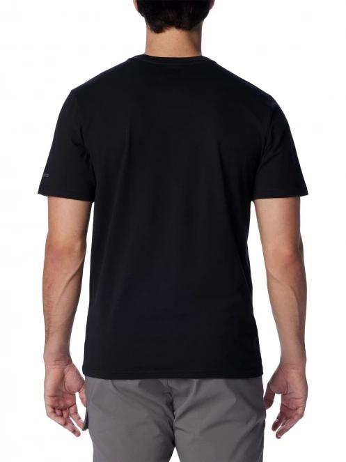 Columbia M Rapid Ridge Graphic Tee férfi rövid ujjú póló fekete színben 4