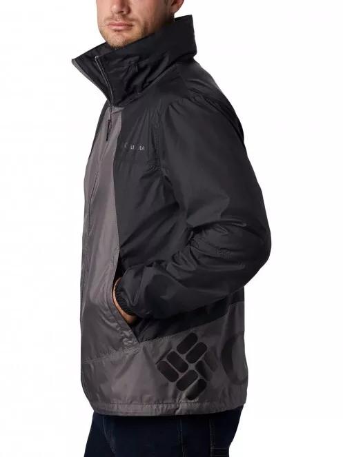 Columbia Point Park Windbreaker férfi széldzseki szürke színben 4