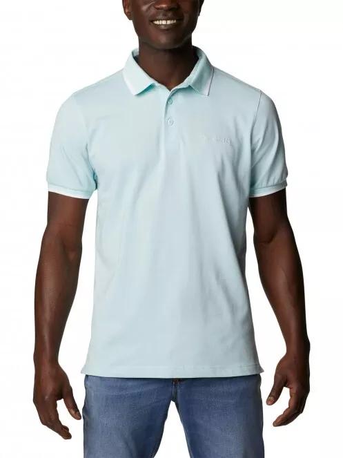 Columbia Cove Dome Butte Solid Pique Polo férfi galléros póló zöld színben 2