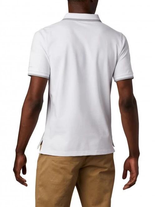 Columbia Cove Dome Butte Solid Pique Polo férfi galléros póló fehér színben 3