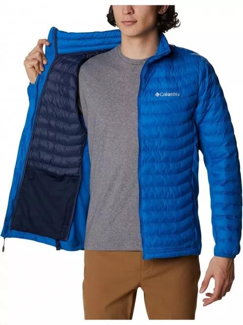 Columbia Powder Pass Jacket férfi átmeneti kabát kék színben 4