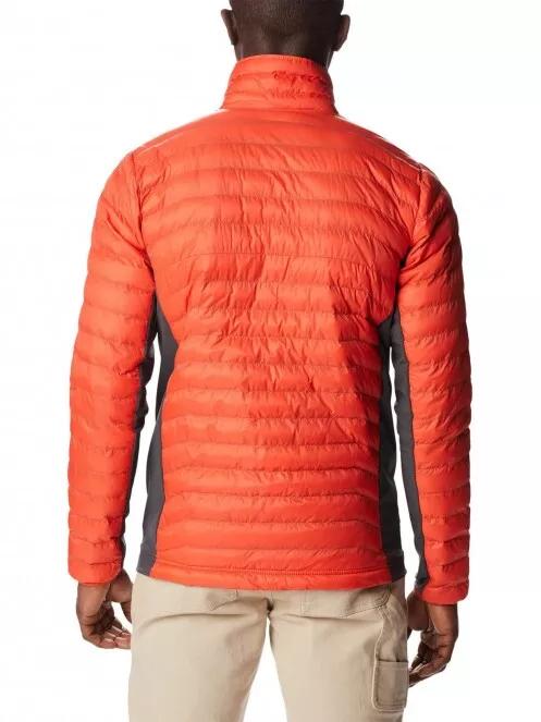 Columbia Powder Pass Jacket férfi átmeneti kabát narancssárga színben 3
