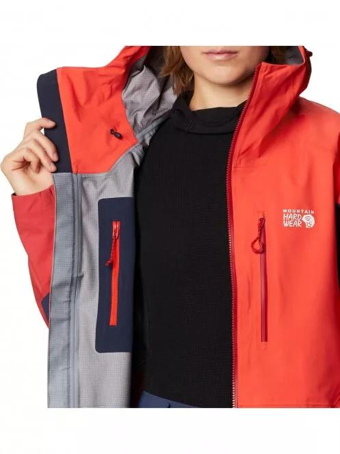 Mountain Hardwear Exposure/2 Pro LT Jacket női héjkabát piros színben 5